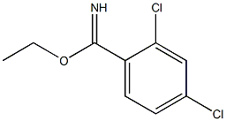 ethyl 2,4-dichlorobenzoimidate Structural