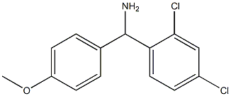 (2,4-dichlorophenyl)(4-methoxyphenyl)methanamine Structural