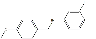 (3-fluoro-4-methylphenyl)(4-methoxyphenyl)methylamine Structural