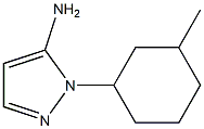 1-(3-methylcyclohexyl)-1H-pyrazol-5-amine Structural