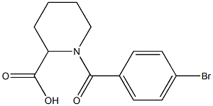 1-(4-bromobenzoyl)piperidine-2-carboxylic acid