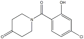 1-(4-chloro-2-hydroxybenzoyl)piperidin-4-one