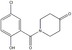 1-(5-chloro-2-hydroxybenzoyl)piperidin-4-one