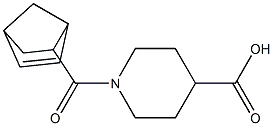 1-(bicyclo[2.2.1]hept-5-en-2-ylcarbonyl)piperidine-4-carboxylic acid Structural