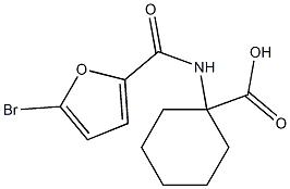 1-[(5-bromo-2-furoyl)amino]cyclohexanecarboxylic acid