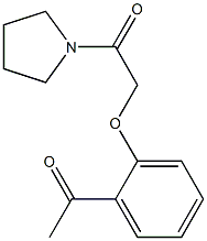 1-[2-(2-oxo-2-pyrrolidin-1-ylethoxy)phenyl]ethanone