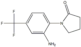 1-[2-amino-4-(trifluoromethyl)phenyl]pyrrolidin-2-one