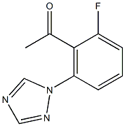 1-[2-fluoro-6-(1H-1,2,4-triazol-1-yl)phenyl]ethan-1-one