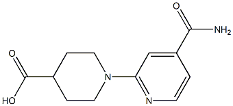 1-[4-(aminocarbonyl)pyridin-2-yl]piperidine-4-carboxylic acid