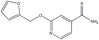 2-(2-furylmethoxy)pyridine-4-carbothioamide Structural