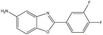 2-(3,4-difluorophenyl)-1,3-benzoxazol-5-amine Structural