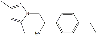 2-(3,5-dimethyl-1H-pyrazol-1-yl)-1-(4-ethylphenyl)ethan-1-amine