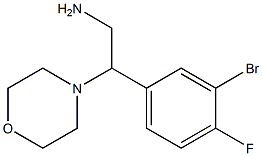 2-(3-bromo-4-fluorophenyl)-2-morpholin-4-ylethanamine