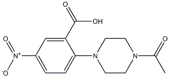 2-(4-acetylpiperazin-1-yl)-5-nitrobenzoic acid