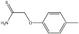 2-(4-methylphenoxy)ethanethioamide