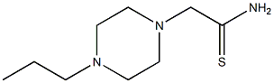 2-(4-propylpiperazin-1-yl)ethanethioamide