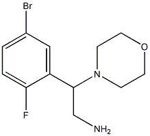 2-(5-bromo-2-fluorophenyl)-2-morpholin-4-ylethanamine