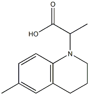 2-(6-methyl-1,2,3,4-tetrahydroquinolin-1-yl)propanoic acid Structural