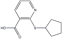 2-(cyclopentylthio)nicotinic acid