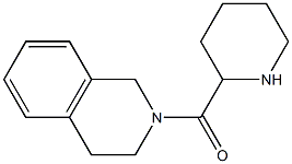 2-(piperidin-2-ylcarbonyl)-1,2,3,4-tetrahydroisoquinoline Structural