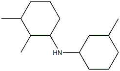 2,3-dimethyl-N-(3-methylcyclohexyl)cyclohexan-1-amine Structural