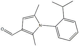 2,5-dimethyl-1-[2-(propan-2-yl)phenyl]-1H-pyrrole-3-carbaldehyde