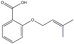 2-[(3-methylbut-2-enyl)oxy]benzoic acid