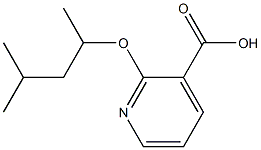 2-[(4-methylpentan-2-yl)oxy]pyridine-3-carboxylic acid Structural