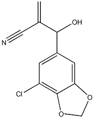 2-[(7-chloro-2H-1,3-benzodioxol-5-yl)(hydroxy)methyl]prop-2-enenitrile