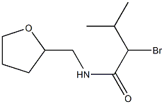 2-bromo-3-methyl-N-(tetrahydrofuran-2-ylmethyl)butanamide