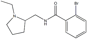 2-bromo-N-[(1-ethylpyrrolidin-2-yl)methyl]benzamide Structural