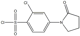 2-chloro-4-(2-oxopyrrolidin-1-yl)benzenesulfonyl chloride