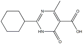 2-cyclohexyl-4-methyl-6-oxo-1,6-dihydropyrimidine-5-carboxylic acid