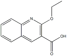 2-ethoxyquinoline-3-carboxylic acid Structural