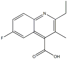 2-ethyl-6-fluoro-3-methylquinoline-4-carboxylic acid