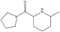 2-methyl-6-(pyrrolidin-1-ylcarbonyl)piperidine