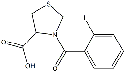 3-(2-iodobenzoyl)-1,3-thiazolidine-4-carboxylic acid