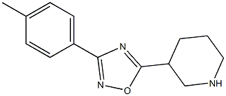 3-(4-methylphenyl)-5-(piperidin-3-yl)-1,2,4-oxadiazole