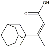 3-(adamantan-1-yl)but-2-enoic acid Structural