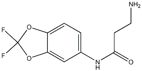 3-amino-N-(2,2-difluoro-2H-1,3-benzodioxol-5-yl)propanamide