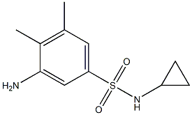 3-amino-N-cyclopropyl-4,5-dimethylbenzene-1-sulfonamide