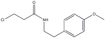 3-chloro-N-[2-(4-methoxyphenyl)ethyl]propanamide