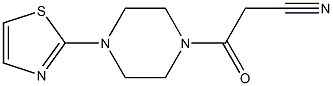 3-oxo-3-[4-(1,3-thiazol-2-yl)piperazin-1-yl]propanenitrile