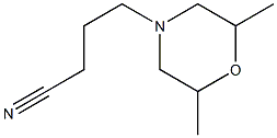 4-(2,6-dimethylmorpholin-4-yl)butanenitrile Structural