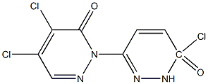 4,5,6'-trichloro-6H-1,3'-bipyridazin-6-one Structural