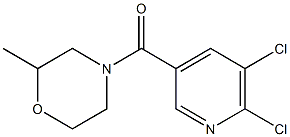 4-[(5,6-dichloropyridin-3-yl)carbonyl]-2-methylmorpholine