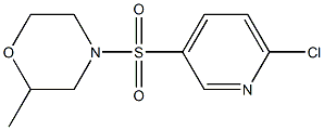 4-[(6-chloropyridine-3-)sulfonyl]-2-methylmorpholine