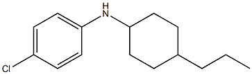 4-chloro-N-(4-propylcyclohexyl)aniline