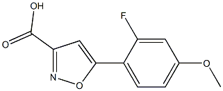 5-(2-fluoro-4-methoxyphenyl)isoxazole-3-carboxylic acid