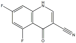 5,7-difluoro-4-oxo-1,4-dihydroquinoline-3-carbonitrile